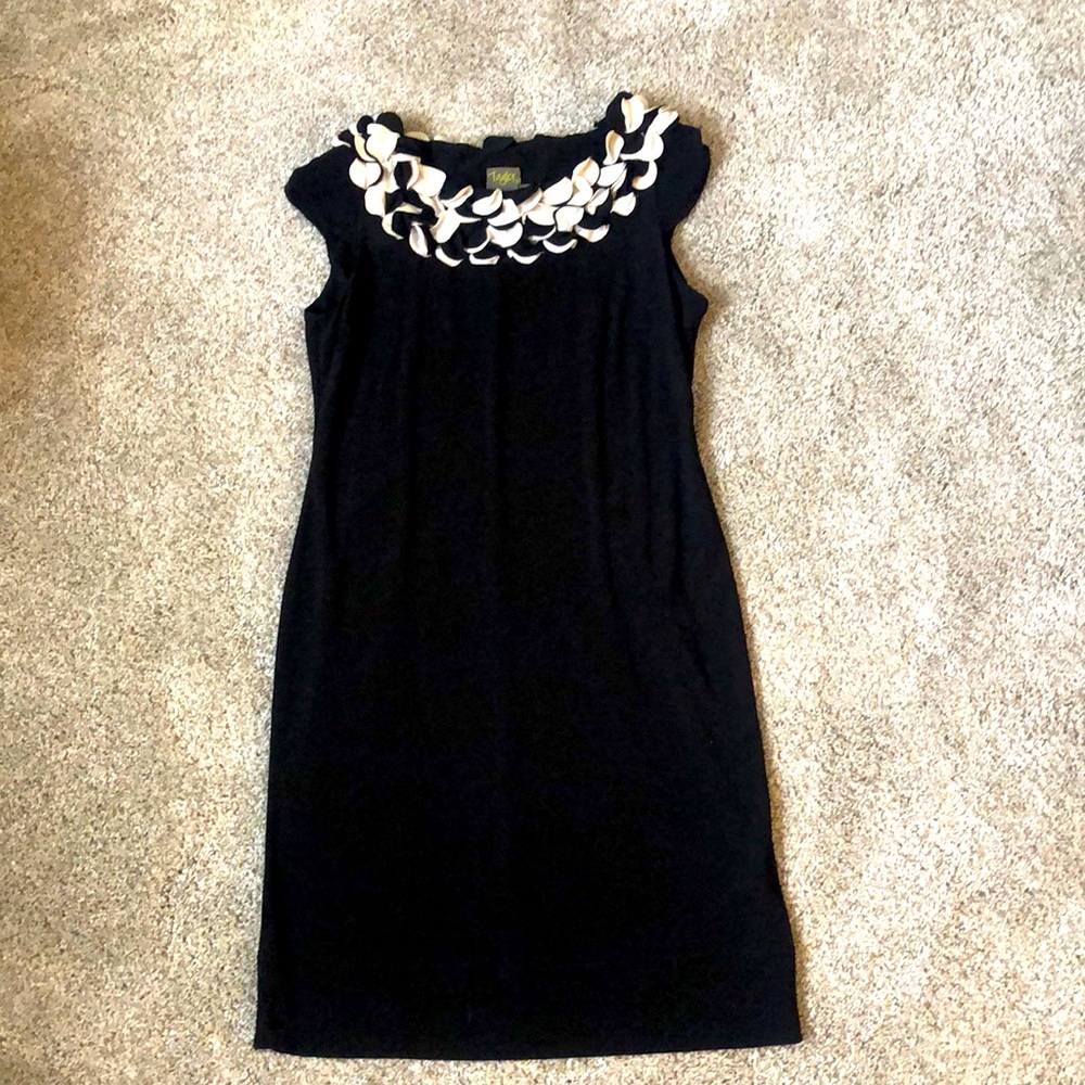 Taylor Black Evening Dress Size 2
